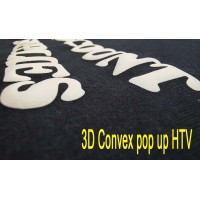 Puff Convex POP UP T-SHIRT GARMENT VINYL HEAT PRESS TRANSFER FILM ROLL Plotter Cutter 1m x 50cm Puff Convex POP UP T-SHIRT GARMENT VINYL HEAT PRESS TRANSFER FILM ROLL Plotter Cutter 1m x 50cm