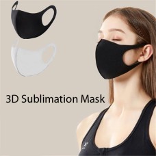 Blank Ear loop 3D Face Mask Breathable Comfortable for Sublimation