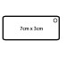 Blank Acrylic Keyring for Sublimation Heat Transfer Printing Blank Acrylic Keyring for Sublimation Heat Transfer Printing