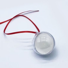 Sublimation ink Blank Double Side MDF Insert Christmas Baubles Transparent 