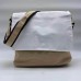Canvas Shoulder Bag with white polyester for dye sublimation heat transfer press printing Canvas Shoulder Bag with white polyester for dye sublimation heat transfer press printing