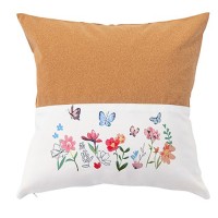 Canvas Stitching Cork Cushion Cover ONLY for dye sublimation ink heat press heat transfer Canvas Stitching Cork Cushion Cover ONLY for dye sublimation ink heat press heat transfer