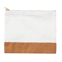 Canvas Stitching Cork Cosmetic Bag/Pencil Case Pouch for Dye Sublimation Canvas Stitching Cork Cosmetic Bag/Pencil Case Pouch for Dye Sublimation