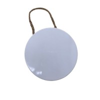 12pcs Ceramic Tile Round Hanging Decoration for Sublimation Printing with Cork base and String