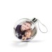 Sublimation ink Blank Double Side Metal Sheet Christmas Baubles Transparent 83mm Diameter Sublimation ink Blank Double Side Metal Sheet Christmas Baubles Transparent 83mm Diameter