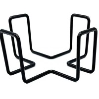 Black Metal Coaster Holder