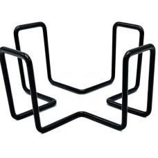 Black Metal Coaster Holder