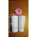 Blank Sublimation polymer Coffee Double Wall Tumblers sippy lids 3D Sublimation tapered Mug 450ml