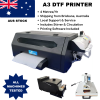 DTF XP600 Single Head A3 Printer + Powder Shaker and Oven Fully Auto All in One + 40x60 Heat Press DTF XP600 Single Head A3 Printer + Powder Shaker and Oven Fully Auto All in One + 40x60 Heat Press