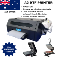 DTF XP600 Single Head A3 Printer + Mini Film Oven Heater Powder Dryer + 38X45 Auto Open Heat Press DTF XP600 Single Head A3 Printer + Mini Film Oven Heater Powder Dryer + 38X45 Auto Open Heat Press