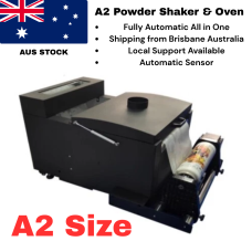 DTF A2 size Powder Shaker and Oven Fully Auto All in One Solution 