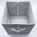 Blank Foldable Polyester Storage Box Container with Blue Lid for Sublimation Heat Press Blank Foldable Polyester Storage Box Container with Blue Lid for Sublimation Heat Press
