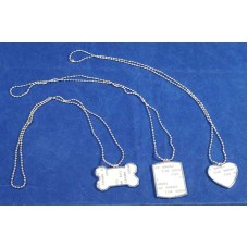 Sublimation ink Blank Key Ring / Dog Tag 2-sides Heat Press