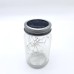 Glass Mason Jar with LED Light Decoration Solar Power for Dye Sublimation 