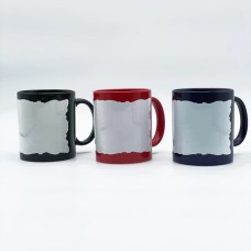 11oz Full Color Mug with Stone Shape White Patch -- with gift box 11oz Full Color Mug with Stone Shape White Patch -- with gift box