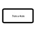 Blank Acrylic Name Tag Sign Badge for Sublimation Heat Transfer Printing Blank Acrylic Name Tag Sign Badge for Sublimation Heat Transfer Printing