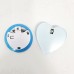 10pcs Acrylic Name Badge Tag with LED light for Sublimation Heat Pressing