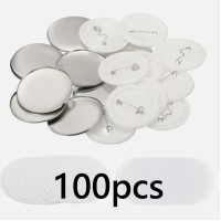Blank Badge Package 100pcs