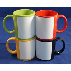 11oz Full Color mug with white patch for sublimation -- with gift box 11oz Full Color mug with white patch for sublimation -- with gift box