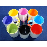 Inner & Handle Color 11oz Polymer Mug BEST FOR DYE SUBLIMATION INK Inner & Handle Color 11oz Polymer Mug BEST FOR DYE SUBLIMATION INK