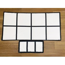 Microfiber Sudoku Style Beach Cleaning Towel for dye sublimation ink heat press transfer