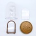 Blank Table Decoration LED light with wooden base for Sublimation Printing