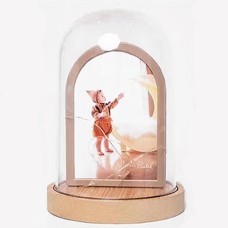 Blank Table Decoration LED light with wooden base for Sublimation Printing Blank Table Decoration LED light with wooden base for Sublimation Printing