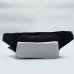 Black Waist Bag/Tanker Sling Bag with Zipped for Sublimation Printing Black Waist Bag/Tanker Sling Bag with Zipped for Sublimation Printing