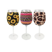 Foldable Blank Wine Glass Stubby Holder Cooler Sublimation ink Heat Transfer Foldable Blank Wine Glass Stubby Holder Cooler Sublimation ink Heat Transfer