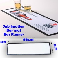 Bar Runners / Bar Mats with Black Edge Dye Sublimation ink Heat Press Transfer Bar Runners / Bar Mats with Black Edge Dye Sublimation ink Heat Press Transfer