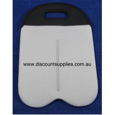 Blank Black Handle Double Bottle Wine Cooler Bag for Dye Sublimation ink Blank Black Handle Double Bottle Wine Cooler Bag for Dye Sublimation ink