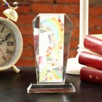 Sublimation ink Glass Crystal Photo Block stand Trophy Plaque Heat Press 18cm BXP02 Sublimation ink Glass Crystal Photo Block stand Trophy Plaque Heat Press 18cm BXP02