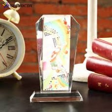 Sublimation ink Glass Crystal Photo Block stand Trophy Plaque Heat Press 18cm BXP02 Sublimation ink Glass Crystal Photo Block stand Trophy Plaque Heat Press 18cm BXP02