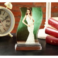 Sublimation ink Glass Crystal Photo Block stand Trophy Plaque Heat Press 20cm BXP05 Sublimation ink Glass Crystal Photo Block stand Trophy Plaque Heat Press 20cm BXP05