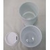 Blank Sublimation polymer Coffee Double Wall Tumblers Sippy lids 3D Sublimation tapered Mug 880ml Blank Sublimation polymer Coffee Double Wall Tumblers Sippy lids 3D Sublimation tapered Mug 880ml