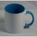Inner Colour and Handle 11oz Ceramic MUGS with gift box for DYE SUBLIMATION INK