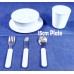 Polymer Plastic Kid Dinner Set BEST FOR SUBLIMATION INK