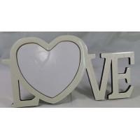 MDF Love Photo Frame Love Shape 400x 210 mm, 18 mm thick MDF Love Photo Frame Love Shape 400x 210 mm, 18 mm thick