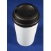 Blank Sublimation polymer Coffee Double Wall Tumblers sippy lids 3D Sublimation tapered Mug 380ml 