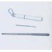 Sublimation Collapsible Stainless Steel Straw with Carabiner Clip Case and Brush Set Sublimation Collapsible Stainless Steel Straw with Carabiner Clip Case and Brush Set
