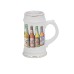 German Beer Stein with Gold Rim for Dye Sublimation - 22oz - Dishwasher Proof German Beer Stein with Gold Rim for Dye Sublimation - 22oz - Dishwasher Proof
