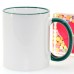 Colour Rim and Handle MUGS 11oz with gift box DYE SUBLIMATION- BEST FOR SUBLIMATION INK Colour Rim and Handle MUGS 11oz with gift box DYE SUBLIMATION- BEST FOR SUBLIMATION INK
