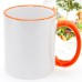 Colour Rim and Handle MUGS 11oz with gift box DYE SUBLIMATION- BEST FOR SUBLIMATION INK Colour Rim and Handle MUGS 11oz with gift box DYE SUBLIMATION- BEST FOR SUBLIMATION INK