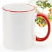 Colour Rim and Handle MUGS 11oz with gift box DYE SUBLIMATION- BEST FOR SUBLIMATION INK Colour Rim and Handle MUGS 11oz with gift box DYE SUBLIMATION- BEST FOR SUBLIMATION INK