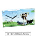 Clock Glass Slate Photo frame 30x16cm BL28