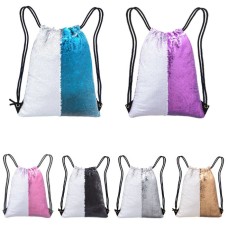 Sequin Drawstring Bag for dye sublimation heat transfer heat press printing