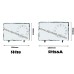 CLOCK PHOTO SLATE RECTANGLE 22x16cm / 25x17cm / 30x20cm, SH18 / SH55A / SH69A CLOCK PHOTO SLATE RECTANGLE 22x16cm / 25x17cm / 30x20cm, SH18 / SH55A / SH69A