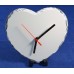 CLOCK PHOTO SLATE HEART 20x20CM SH60 for sublimation printing