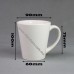 Tapered Latte MUGS 12oz DYE SUBLIMATION - BEST FOR SUBLIMATION INK