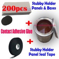 SPECIAL Stubby Koozie Holder Cooler 200pcs + Adhesive Glue 500ml + Panel Seal Tape SPECIAL Stubby Koozie Holder Cooler 200pcs + Adhesive Glue 500ml + Panel Seal Tape